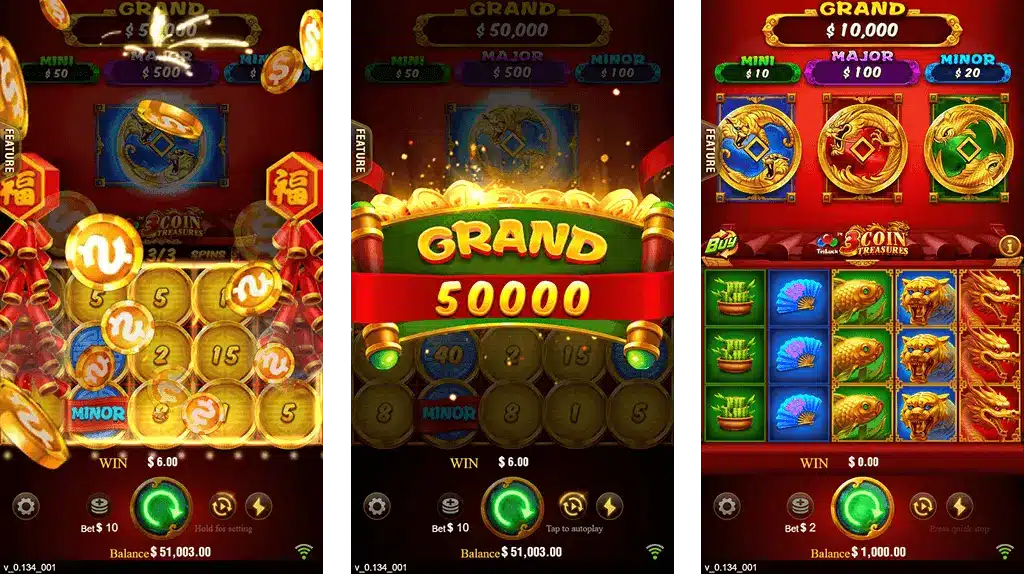 3 Coins Come11Register Bonus